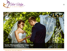 Tablet Screenshot of ablueridgewedding.com